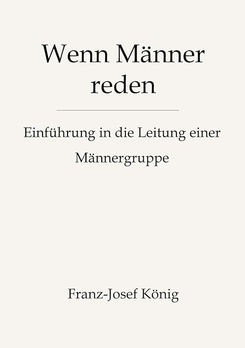 Buchcover »Wenn Männer reden«